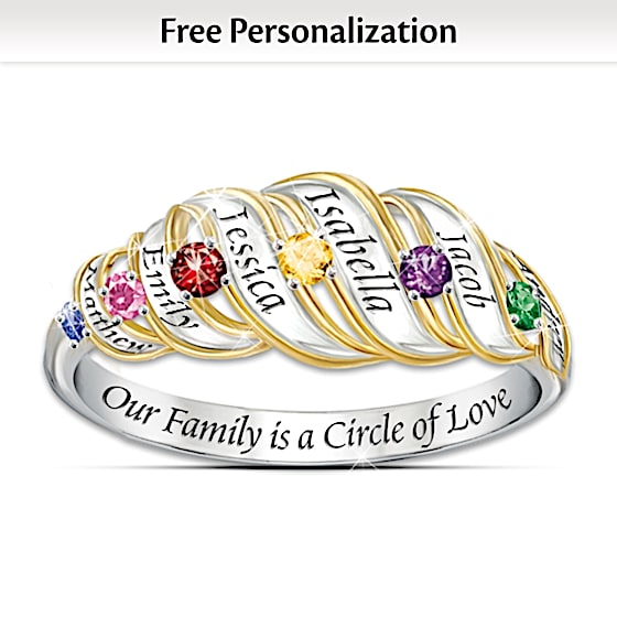 Grandmother birthstone ring online