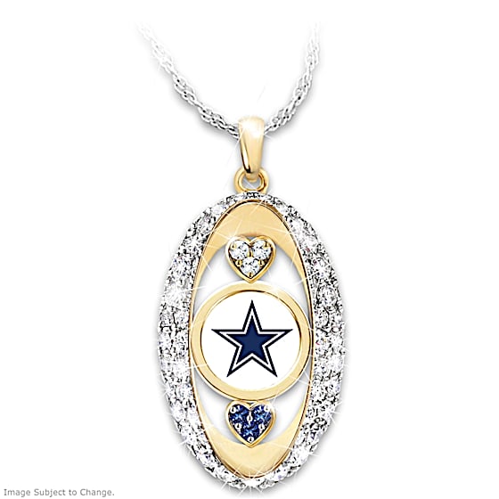 Dallas cowboys diamond pendant shop