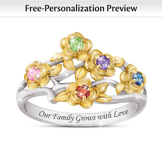 Grandparents birthstone rings store