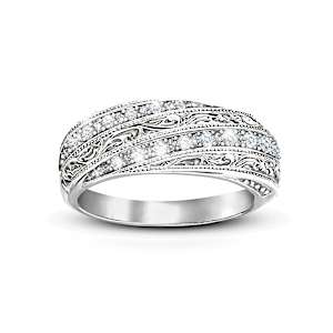 Diamond Elegance Ring Size 6