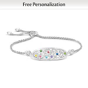 Our Loving Family Tree Personalized Bracelet
