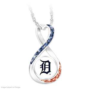 Detroit Tigers Forever Pendant Necklace