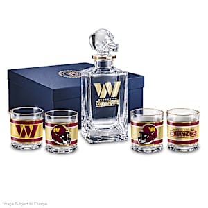 Washington Commanders Decanter Set