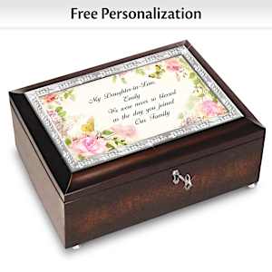 Daughter-In-Law, Never So Blessed Personalized Music Box
