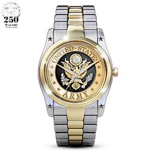 Diamond Army Men's Watch