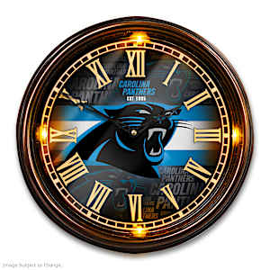 Carolina Panthers Wall Clock