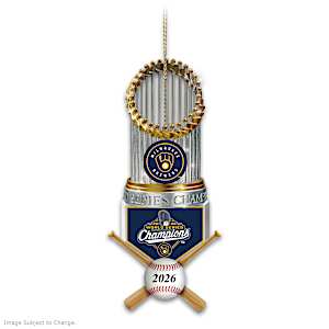 2026 World Series Champions Brewers Trophy Ornament