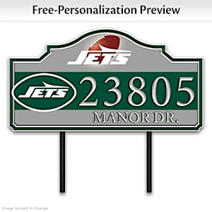 New York Jets Personalized Address Sign