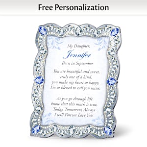 Daughter, You Are A Treasure Personalized Poem Frame