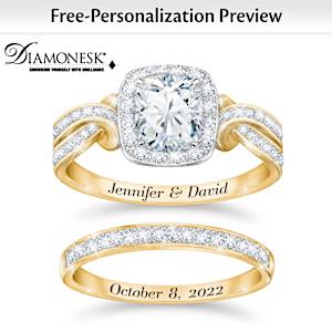 A Day To Remember Personalized Bridal Ring Set