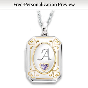 Personalized Sweetest Joy Baby Book Pendant Necklace
