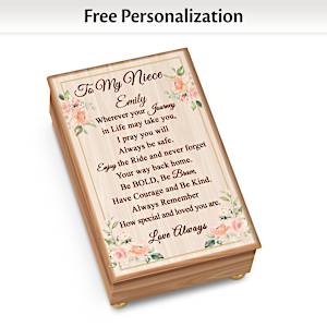 To My Niece Personalized Music Box