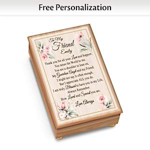 To My Friend Personalized Music Box