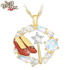 You've Always Had the Power Ruby Slippers Pendant Necklace