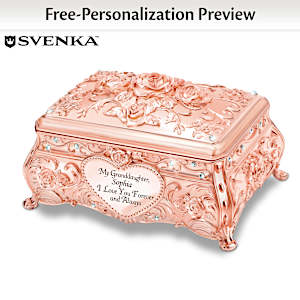 Forever My Granddaughter Personalized Music Box