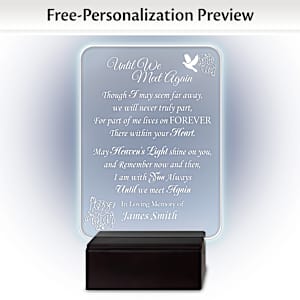 Until We Meet Again Personalized Sculpture