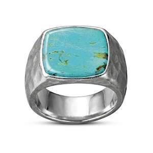 7-Carat Turquoise Rugged Strength Ring