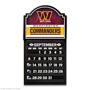 Washington Commanders Game Day Perpetual Calendar