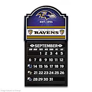 Baltimore Ravens Game Day Perpetual Calendar