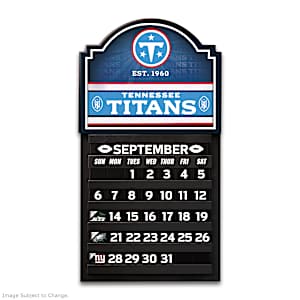 Tennessee Titans Game Day Perpetual Calendar