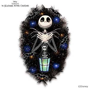 Disney Tim Burton's The Nightmare Before Christmas Wreath