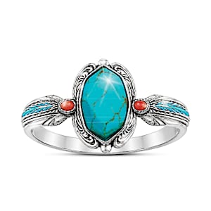 Genuine Turquoise Sedona Horizon Ring