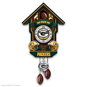 Green Bay Packers Legacy Cuckoo Clock