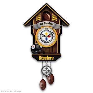 Pittsburgh Steelers Legacy Cuckoo Clock