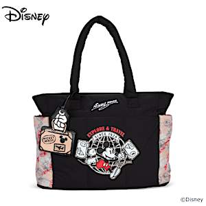 Disney Mickey Mouse Global Explorer Travel Tote Bag