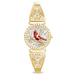 Messenger From Heaven Golden Women's Watch