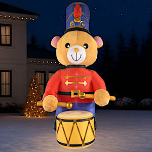 15-Foot-Tall Drummer Bear Inflatable
