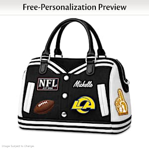 Los Angeles Rams Varsity Personalized Handbag