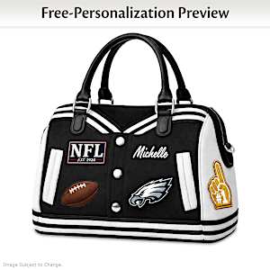 Philadelphia Eagles Varsity Personalized Handbag