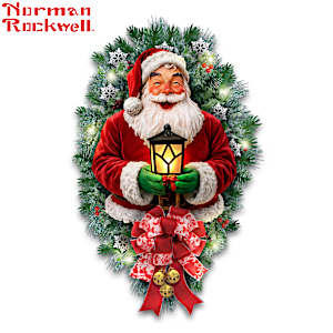 Norman Rockwell Joy Of Christmas Wreath