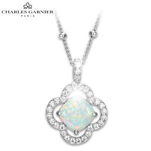 City Of Light Lab-Grown Opal Pendant Necklace