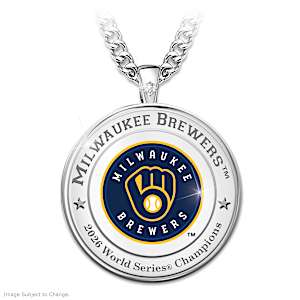 Milwaukee Brewers 2026 World Series Medallion Necklace