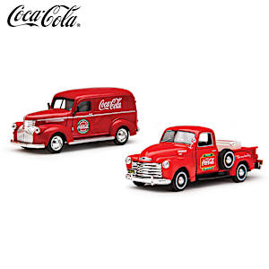 All Roads Lead To COCA-COLA Diecast Truck Set