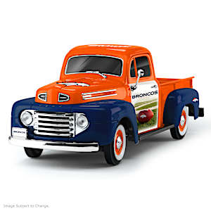 Denver Broncos Ford Pickup Sculpture