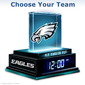 NFL Clock Sculpture