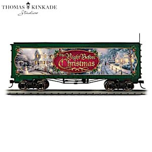 Thomas Kinkade The Night Before Christmas Model Train Car