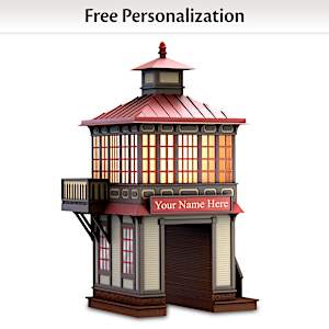 Personalized Signal Tower Train Accessory
