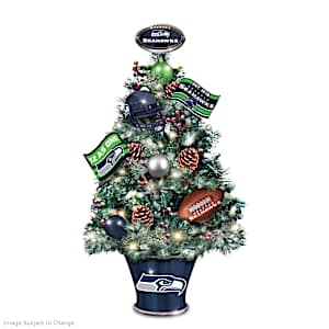 Seattle Seahawks Tabletop Tree