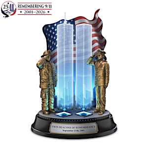 Twin Beacons Of Remembrance Sculpture
