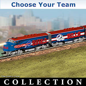 NFL Football Model Train Collection