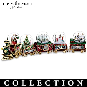 Thomas Kinkade Wonderland Express Snowglobe Collection