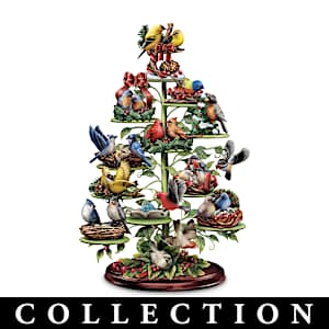 Holiday Tweets Tabletop Tree Collection