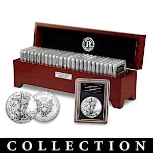 Complete American Eagle Silver Dollar Coin Collection