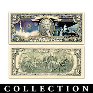 All-New U.S. Space Race $2 Bills Currency Collection
