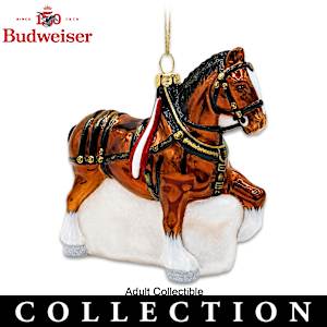 Budweiser 150th Blown Glass Ornament Collection