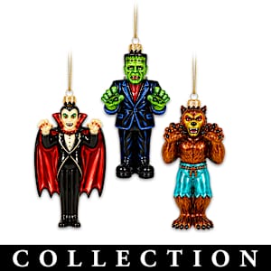 Vintage Monsters Ornament Collection